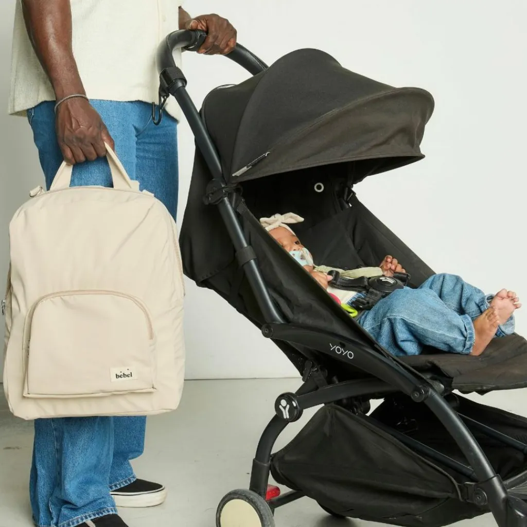 BEBEL Sac à dos à langer Imper' Latte