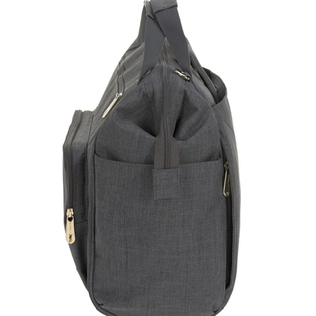 Lässig Sac à dos à langer jumeaux Twin Glam Goldie anthracite