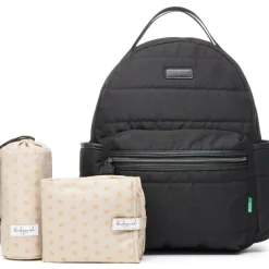 Babymel Sac à dos à langer Lola eco quilt noir