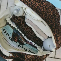 BEBEL Sac à dos à langer Léopard noir