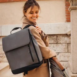 New Sac à dos à langer Oslo gris Sac À Dos À Langer