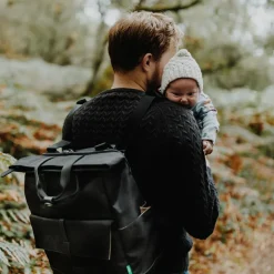Babymel Sac à dos à langer Quinn Eco noir