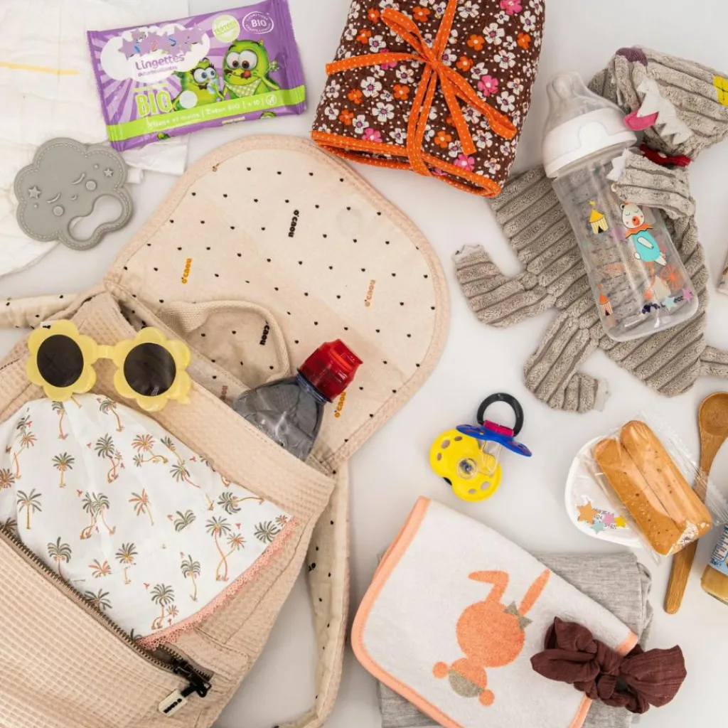 Discount Sac à dos à langer évolutif nid d'abeille Chair Sac À Dos À Langer