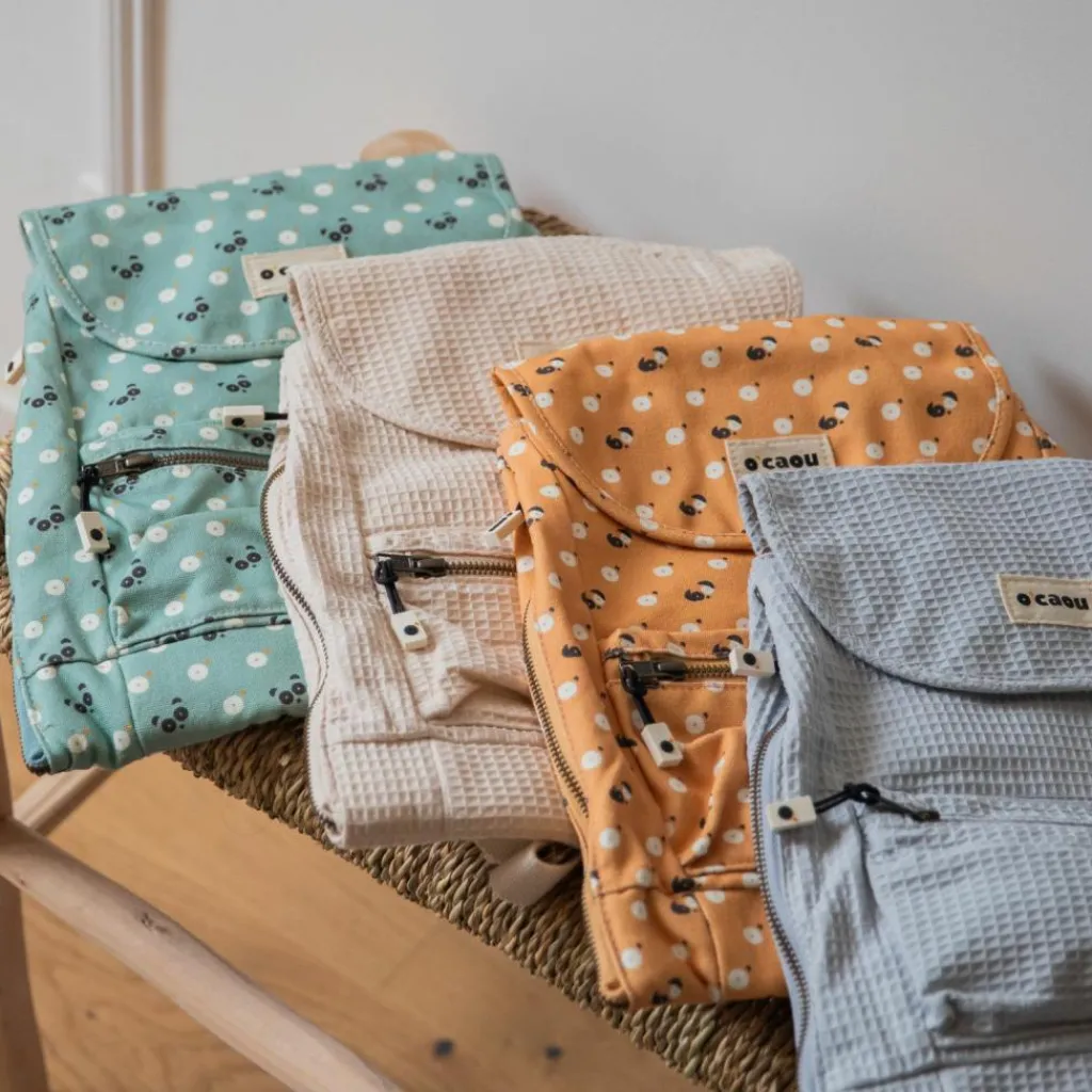 Discount Sac à dos à langer évolutif nid d'abeille Chair Sac À Dos À Langer