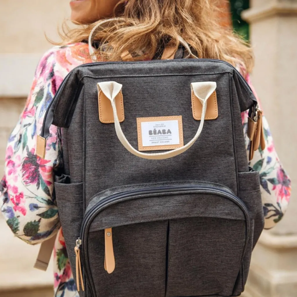 New Sac à dos à langer Wellington gris chine foncé Sac À Dos À Langer
