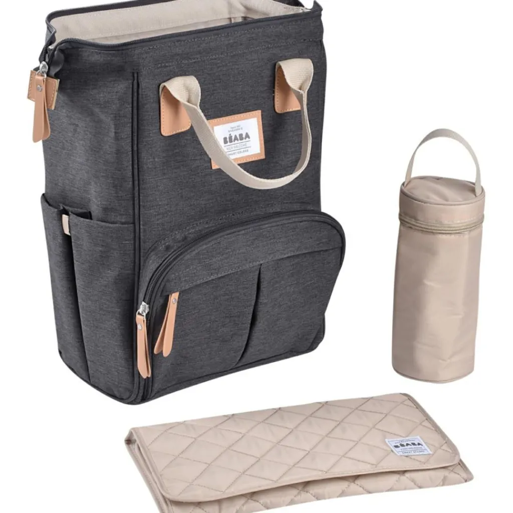 New Sac à dos à langer Wellington gris chine foncé Sac À Dos À Langer