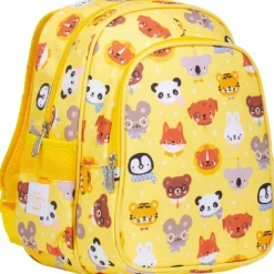 Enfant A Little Lovely Company Sac à dos à poche isotherme Amis des animaux