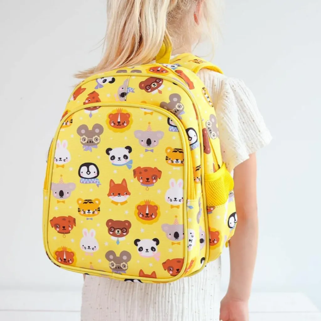 Enfant A Little Lovely Company Sac à dos à poche isotherme Amis des animaux