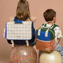 Enfant Hindbag Sac à dos Arthur Bleu électrique-Sienne