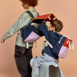Enfant Hindbag Sac à dos Arthur Terracotta-Lilas