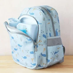 Enfant A Little Lovely Company Sac à dos avec poche isotherme Océan
