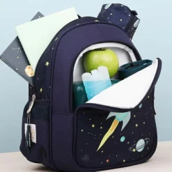 Enfant A Little Lovely Company Sac à dos avec poche isotherme Espace
