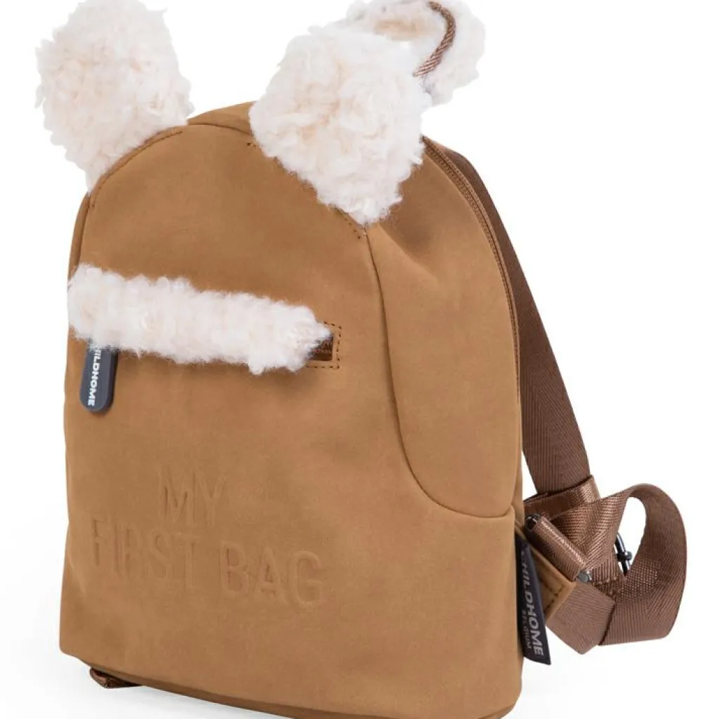 Childhome Sac à dos bébé My first bag effet suédine (24 cm)