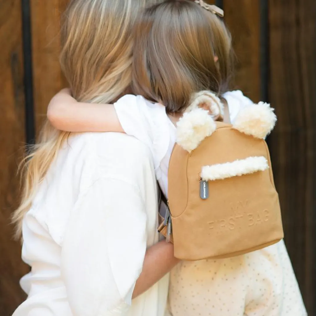 Childhome Sac à dos bébé My first bag effet suédine (24 cm)