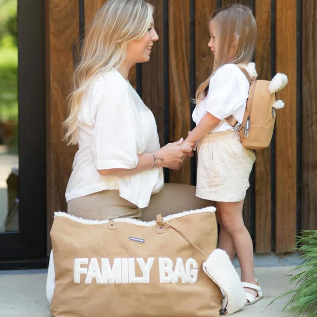 Childhome Sac à dos bébé My first bag effet suédine (24 cm)