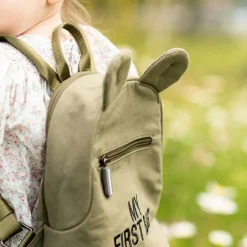 Sac à dos bébé My first bag toile kaki (24 cm) Sac À Dos Bébé