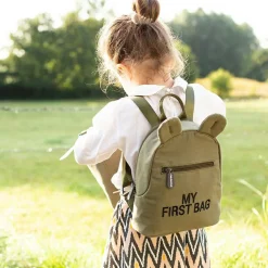 Sac à dos bébé My first bag toile kaki (24 cm) Sac À Dos Bébé