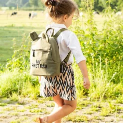 Sac à dos bébé My first bag toile kaki (24 cm) Sac À Dos Bébé