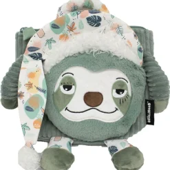 Enfant Les Déglingos Sac à dos bébé peluche Chillos le Paresseux