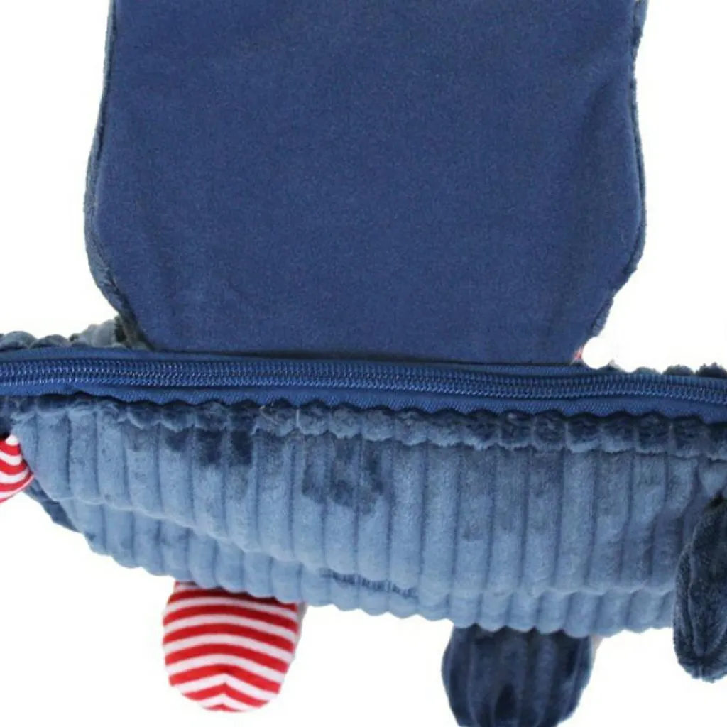 Les Déglingos Sac à dos bébé peluche Hippipos l'hippopotame