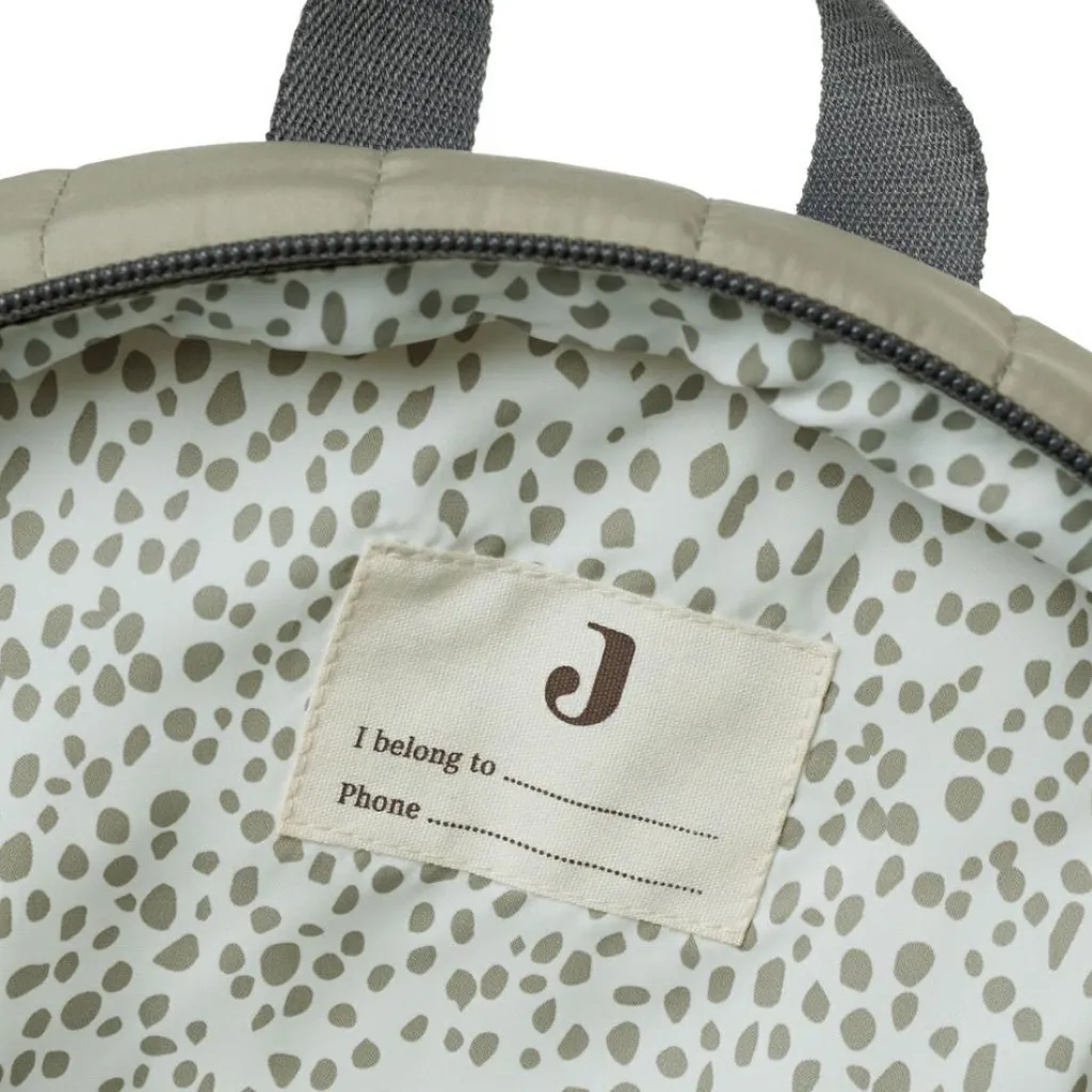 Jollein Sac à dos bébé Puffed Olive Green