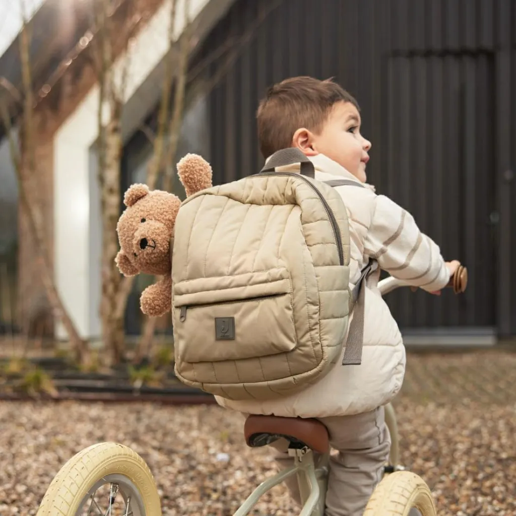 Jollein Sac à dos bébé Puffed Olive Green