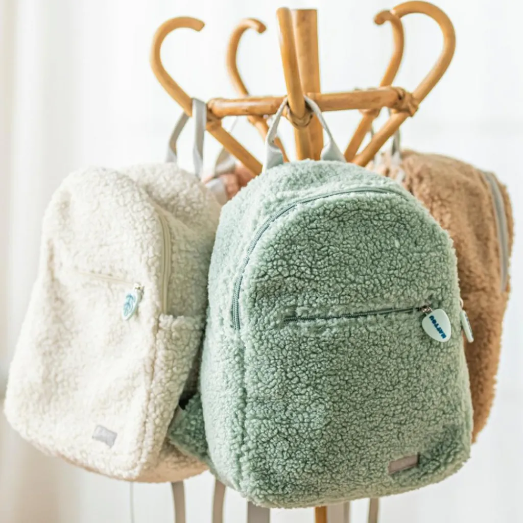 Nattou Sac à dos bébé Teddy Lapidou vert