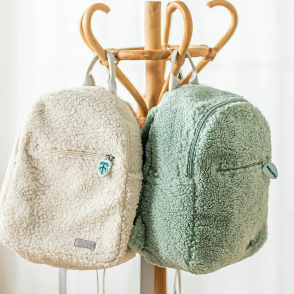 Nattou Sac à dos bébé Teddy Lapidou vert