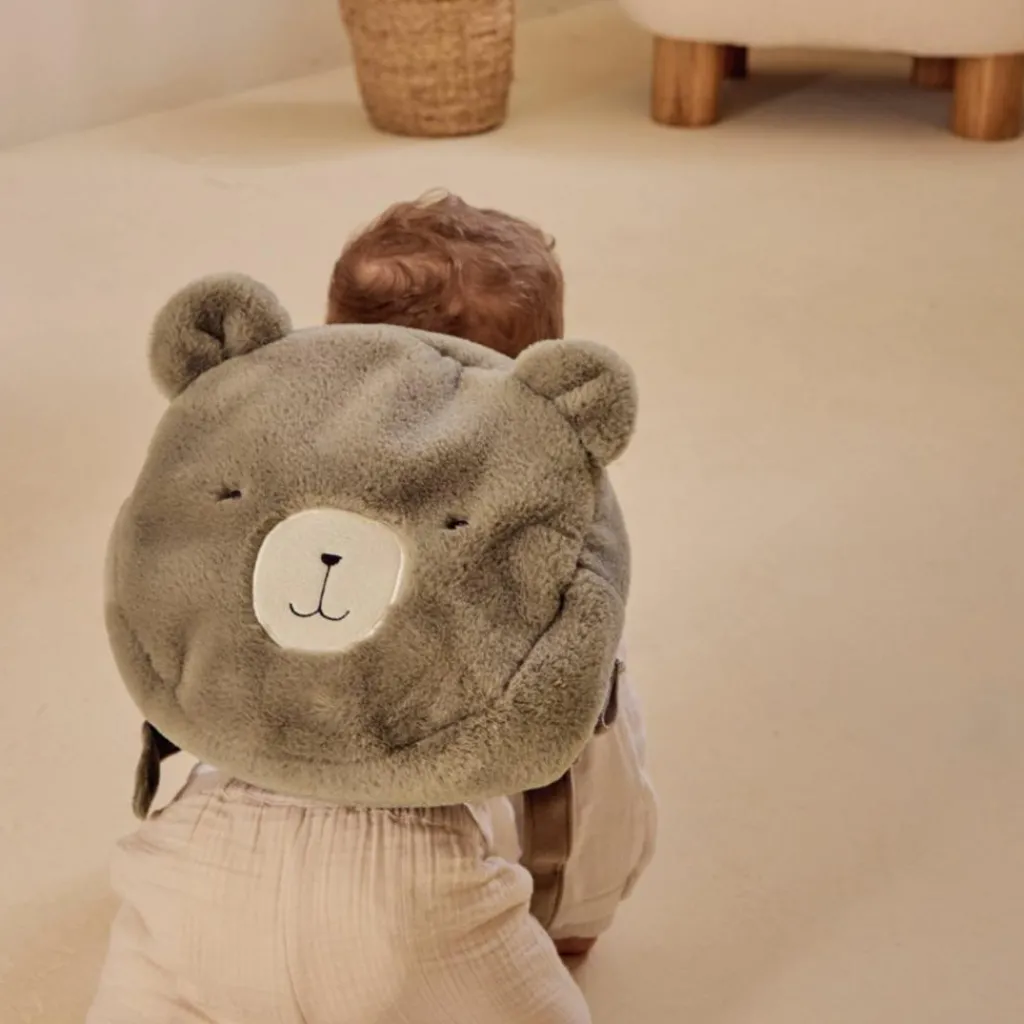 Clearance Sac à dos brodé Ours Orso Sac À Dos Bébé