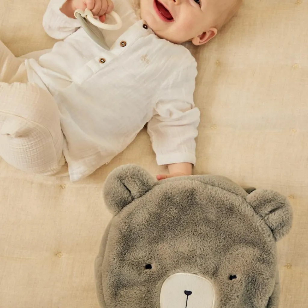 Clearance Sac à dos brodé Ours Orso Sac À Dos Bébé