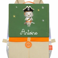 Enfant L'oiseau bateau Sac à dos Castor Pirate (personnalisable)