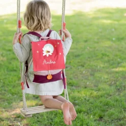 Enfant L'oiseau bateau Sac à dos Coccinelle Marguerite (personnalisable)