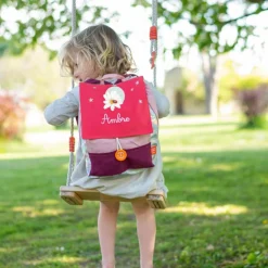 Enfant L'oiseau bateau Sac à dos Coccinelle Marguerite (personnalisable)