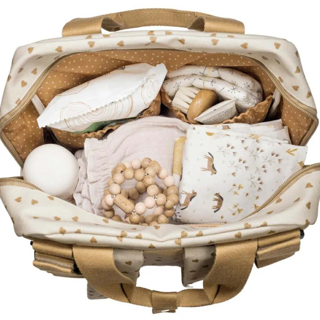 Hot Sac à dos coeurs Poppy Cannelle Sac À Dos À Langer