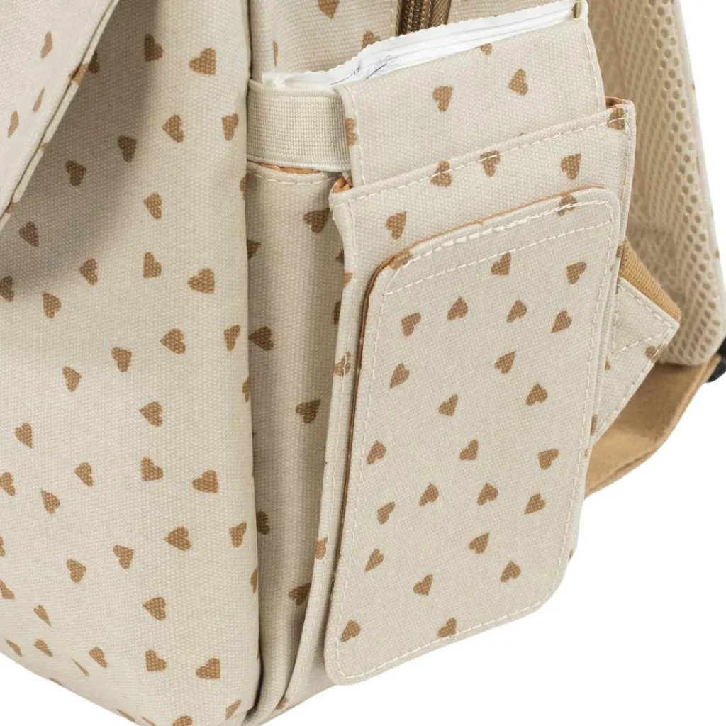 Hot Sac à dos coeurs Poppy Cannelle Sac À Dos À Langer