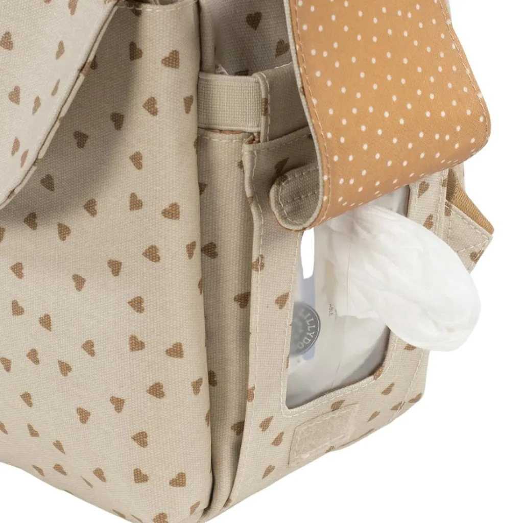 Hot Sac à dos coeurs Poppy Cannelle Sac À Dos À Langer