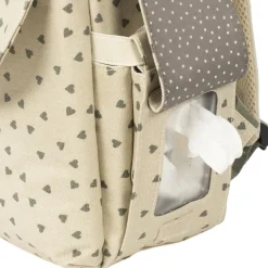 Walking Mum Sac à dos coeurs Poppy Mousse