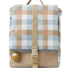 New Sac à dos enfant à carreaux bleu et beige Enfant Sac À Dos Enfant