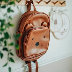 Enfant Kidzroom Sac à dos enfant Beary Excited Ours cognac
