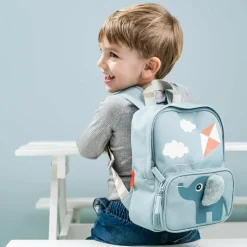 Best Sac à dos enfant canvas Elphee Bleu Enfant Sac À Dos Enfant