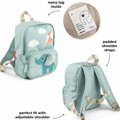 Best Sac à dos enfant canvas Elphee Bleu Enfant Sac À Dos Enfant