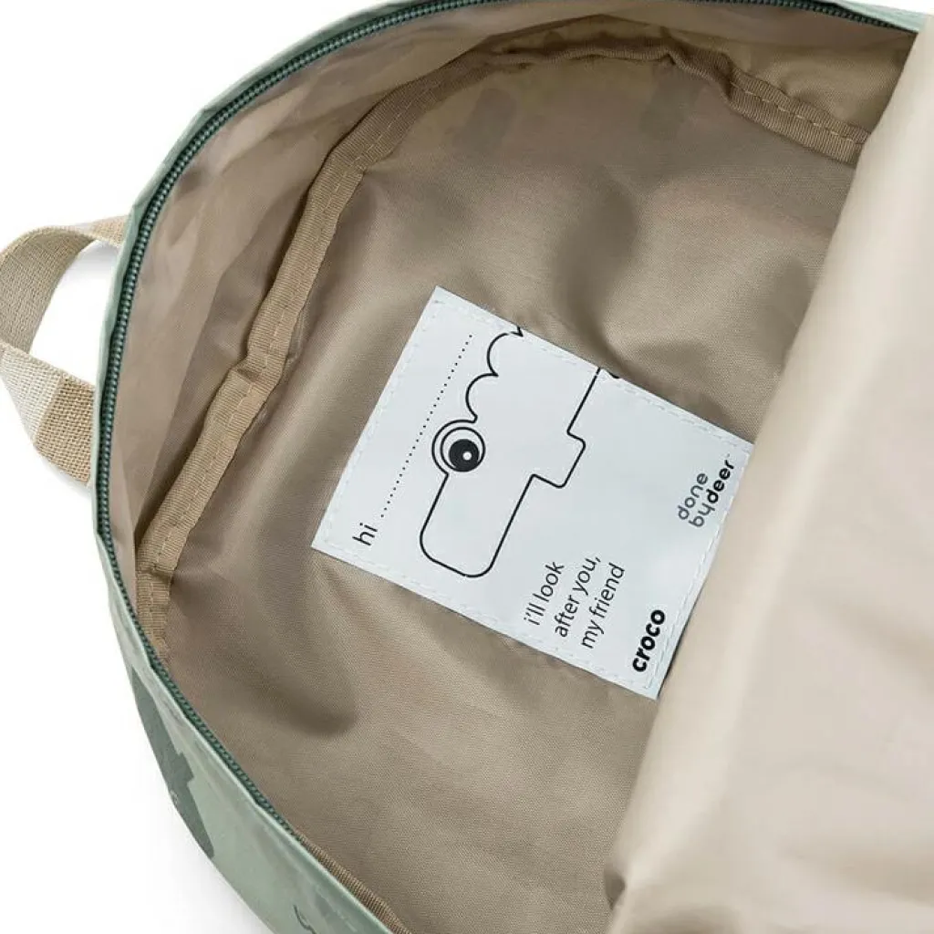 Sac à dos enfant Croco vert Enfant Sac À Dos Enfant