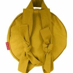 Les Griottes Sac à dos enfant jaune moutarde (personnalisable)