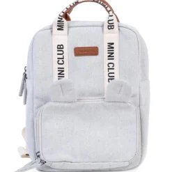 Enfant Childhome Sac à dos enfant Mini Club signature canvas off white