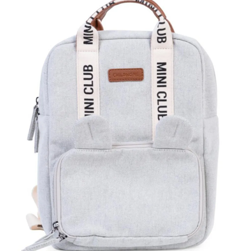 Enfant Childhome Sac à dos enfant Mini Club signature canvas off white