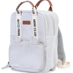 Enfant Childhome Sac à dos enfant Mini Club signature canvas off white