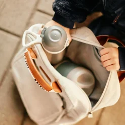 Enfant Childhome Sac à dos enfant Mini Club signature canvas off white