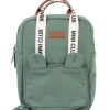 Enfant Childhome Sac à dos enfant Mini Club signature canvas vert