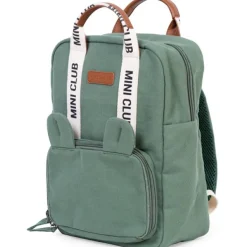 Enfant Childhome Sac à dos enfant Mini Club signature canvas vert