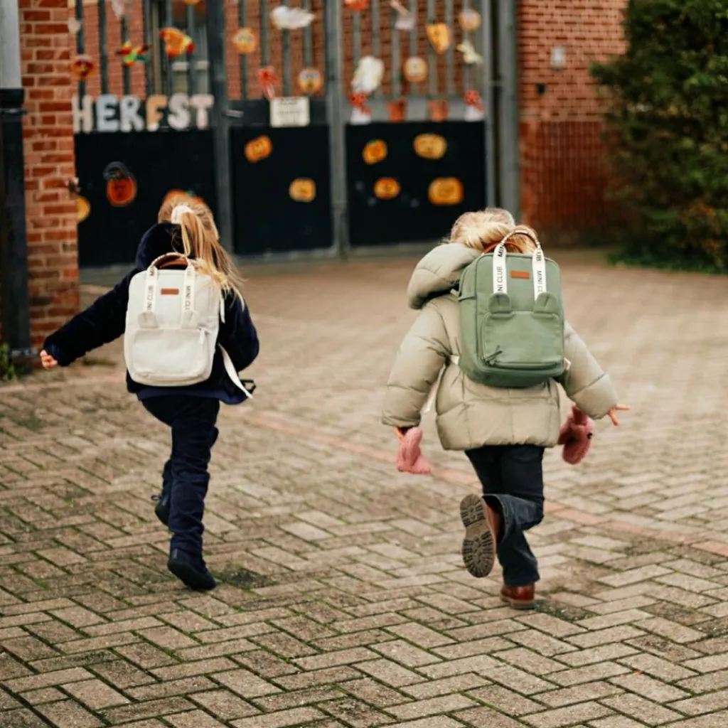 Enfant Childhome Sac à dos enfant Mini Club signature canvas vert